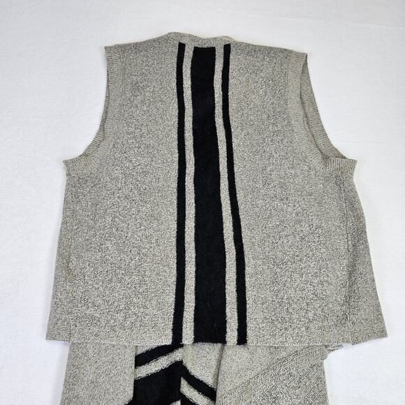 Banana Republic Women L Open Sweater Vest Wool Alpaca Mohair Boho Knit Lagenlook - Picture 9 of 16